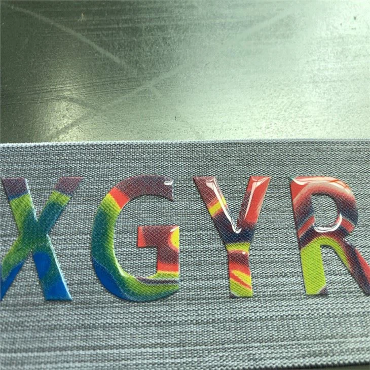 Multi Color Silicone Ink Printing On Ribbon