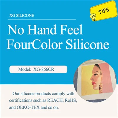 Tiada Tangan Merasa Dakwat Silikon Empat Warna